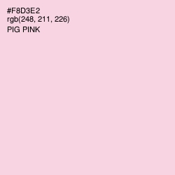 #F8D3E2 - Pig Pink Color Image